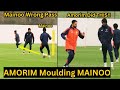 Ruben Amorim Teaching Mainoo to play as an ATTACKING MIDFIELDER in his First Training | Man Utd News