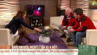 Nehéz volt a barlangi mentők dolga - 2015.02.16 - tv2.hu/mokka