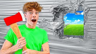 ESCAPING 100 LAYERS OF DUCT TAPE!!