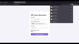 QR Code Generator using Python Flask