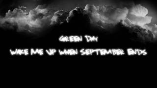 Green Day - Wake Me Up When September Ends lyrics