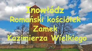 Inowłódz. Romański kościółek. Zamek Kazimierza Wielkiego. Łódzkie. Polska. Poland