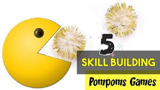 5 HAND DEXTERITY Activities with Pompoms l Remote Learning Teletherapy Fun Ideas for ST PT Teachers