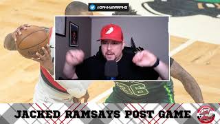 Jacked Ramsays  Post Game: Blazers Vs Celtics