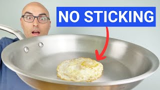 How to Cook Eggs In Stainless Steel WITHOUT Sticking (Foolproof)