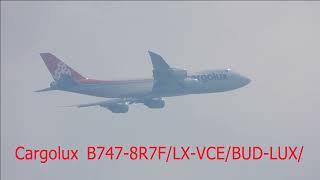 Departing and Cruising Planes Over Budapest 2024.05.18.