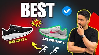 Nike Quest 6 Vs Nike Winflow 11 best Running shoes | Running shoes comparison Hindi