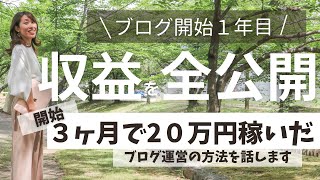 ブログ１年間の収益公開！アドセンス開始３ヶ月で20万円を稼いだときの話をします【前編】