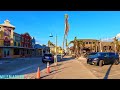 fort myers poinsettia christmas tree u0026 beach walk florida gulf relaxing 4k scenic walking tour