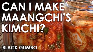 Making Maangchi's Kimchi from my Garden || Black Gumbo