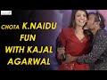 Chota K Naidu Fun With Kajal Agarwal  @ Kavacham Teaser Launch