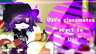 Uzi's classmates react to her || murder drones react || Gcrv ||