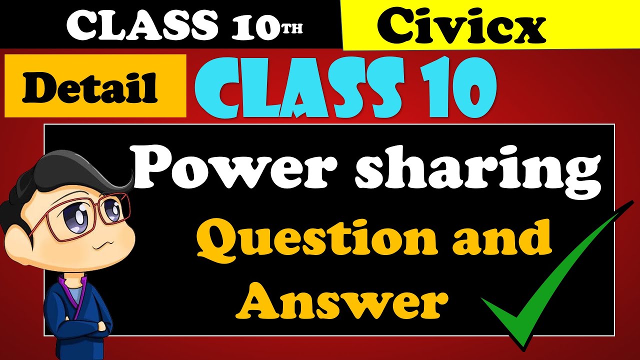 Power Sharing Question And Answer | Power Sharing Class 10 CBSE | Class ...