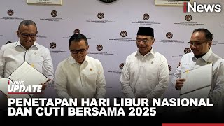 Pemerintah Tetapkan Hari Libur Nasional dan Cuti Bersama Tahun 2025 Sebanyak 27 Hari