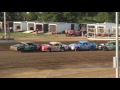 IMCA Stock Car Heats Independence Motor Speedway 7/16/16