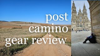 What to Pack for de Camino de Santiago Frances Post gear review - September/October 2023