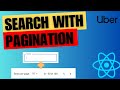 Search with pagination in React | Frontend Machine Coding Interview Question - 62
