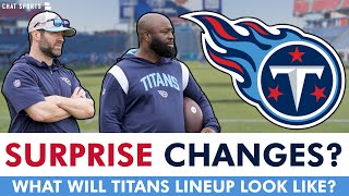 Titans Making MAJOR CHANGES To Starting Lineup Before 2024 Season? Tennessee Titans Rumors & News