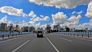 東京の下町をドライブ　江戸川区　墨田区　台東区　Driving through the Shitamachi area of Tokyo from Edogawa-ku to Taito-ku