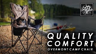 Overmont Camp Chair: Oversized...Padded...Features, Quality, Comfort!!!