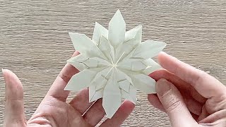 Origami Christmas Snowflake / Paper Snowflake