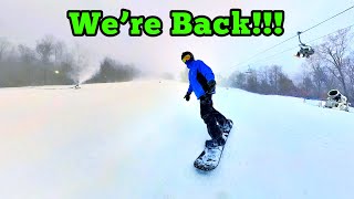 First Run of my 24/25 Snowboarding Season! | Sugar Mountain, NC