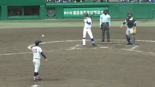 ≪選抜≫甲子園(2019)　１回戦　明豊－横浜　８回表