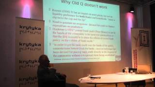 Wykład Instytutu Studiów Zaawansowanych prof. Jan Kregel: Alternative theories of money. Część 1