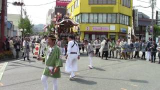 平成28年度渋川山車まつり　2日目 （午後）まちなか曳き廻し　み組