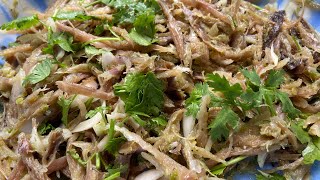 #Skate fish Salad Reakhine recipe #ငါးလိပ်ကျောက် ရခိုင်သုပ်နည်း