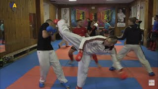 NEW TECHNIQUES  OF OLYMPIC KARATE • TRAINING FOR  KUMITE FIGHT • STANISLAV HORUNA