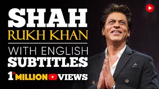 ENGLISH SPEECH | SHAH RUKH KHAN: Freedom to Be Yourself (English Subtitles)