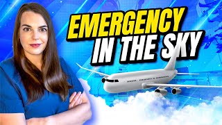 What Happens When There is a MEDICAL EMERGENCY on a plane. | INFLIGHT EMERGENCIE