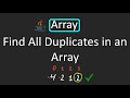 LeetCode - 442. Find All Duplicates in an Array | Java