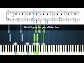 wave to earth seasons accurate piano tutorial with sheet music