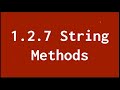 String Methods Overview - AP Computer Science A