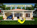 ⚪✅🌵Diseño de Casa 10x10 Metros | Como construir una casa estilo guatemalteco?/ Recorrido Virtual