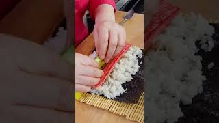 Gimbap (Kimbap) with tuna filling #recipe #cooking #kimbap
