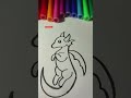 how to draw a cute dragon #penthomize