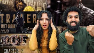 🇮🇳 ARAB COUPLE REACTING TO KGF CHAPTER 2 TRAILER!! 💥🔥| Rocking Star Yash | Sanjay Dutt