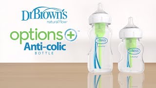 Dr. Brown’s Natural Flow® Options+™ Wide-Neck Baby Bottle