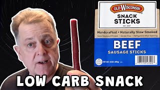 Keto Old Wisconsin Beef Sausage Snack Sticks Review