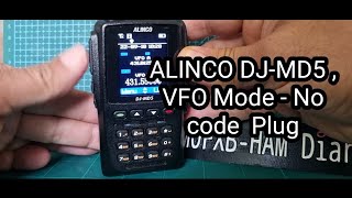 ALINCO DJ-MD5 , VFO Mode