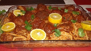 Baasto iyo suugo aan cadi eheen oo si casri ah loo sameeyay |easy meatballs recipe