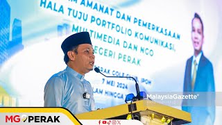 MGPerak:Perak Peroleh RM800,000 Hasil Pembangunan Struktur Telekomunikasi Atas Tanah Kerajaan Negeri