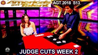 Shin Lim Card Magician FULL PERFORMANCE &COMMENTS America's Got Talent 2018 Judge Cuts 2 AGT