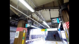 【4K乗換動画】JR大宮駅　1-2番線　京浜東北線―11番線　高崎線、上越線、宇都宮線（下り）乗換え　YI4＋で撮影４K60p