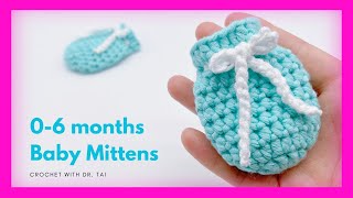 【EP98】 TRY IT!!! Crochet Baby Mittens 0-6 Months | DIY