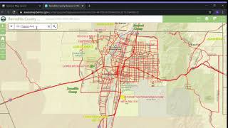 BernCo Assessor: How to Use Map Search