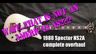 LUTHIERS WITH AN AXE PT.2 - 1988 Spector NS2A DIY complete overhaul